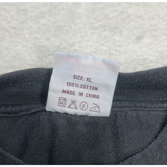 Tim Mcgraw On Tour Local Crew T-Shirt 2001 Vintage Tee Faded Black Size XL - Picture 4 of 7